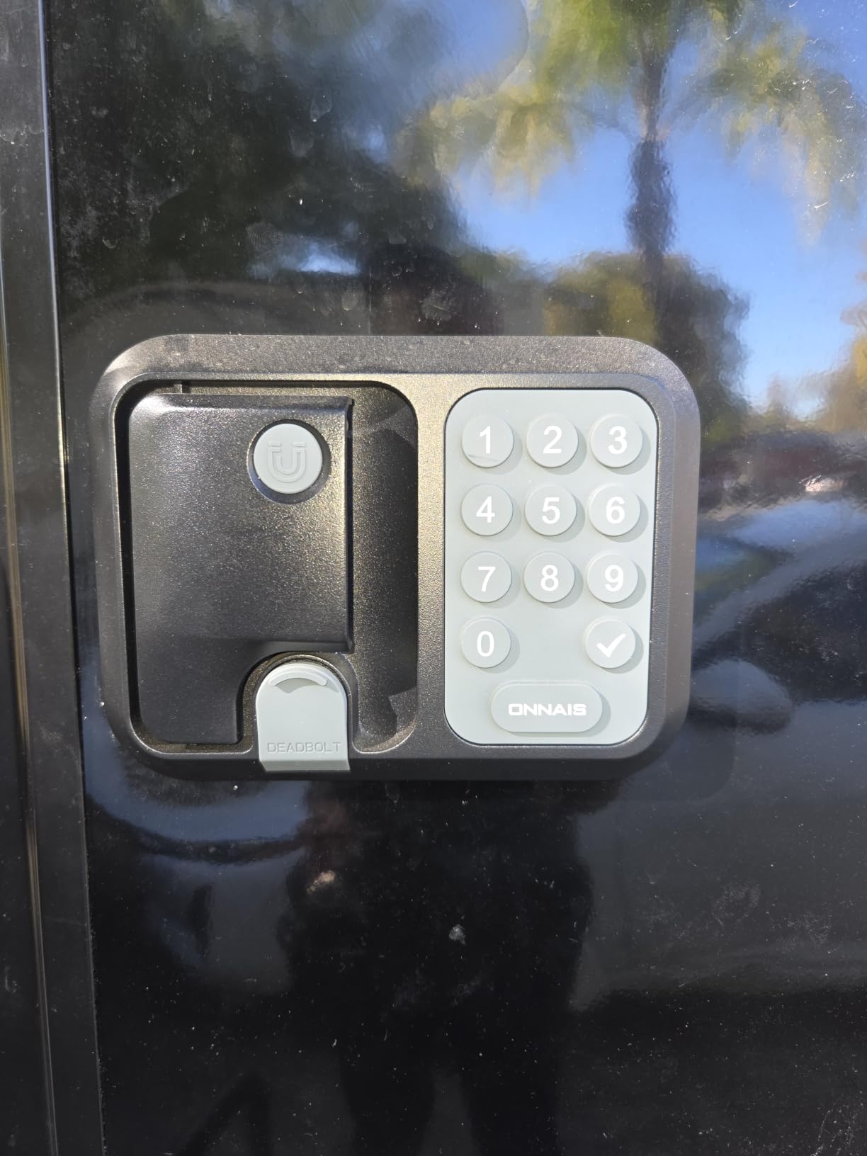 ONNAIS Keyless RV Door Lock with 0-9 Keypad & One-FOB Dual Lock Control customer photo 1