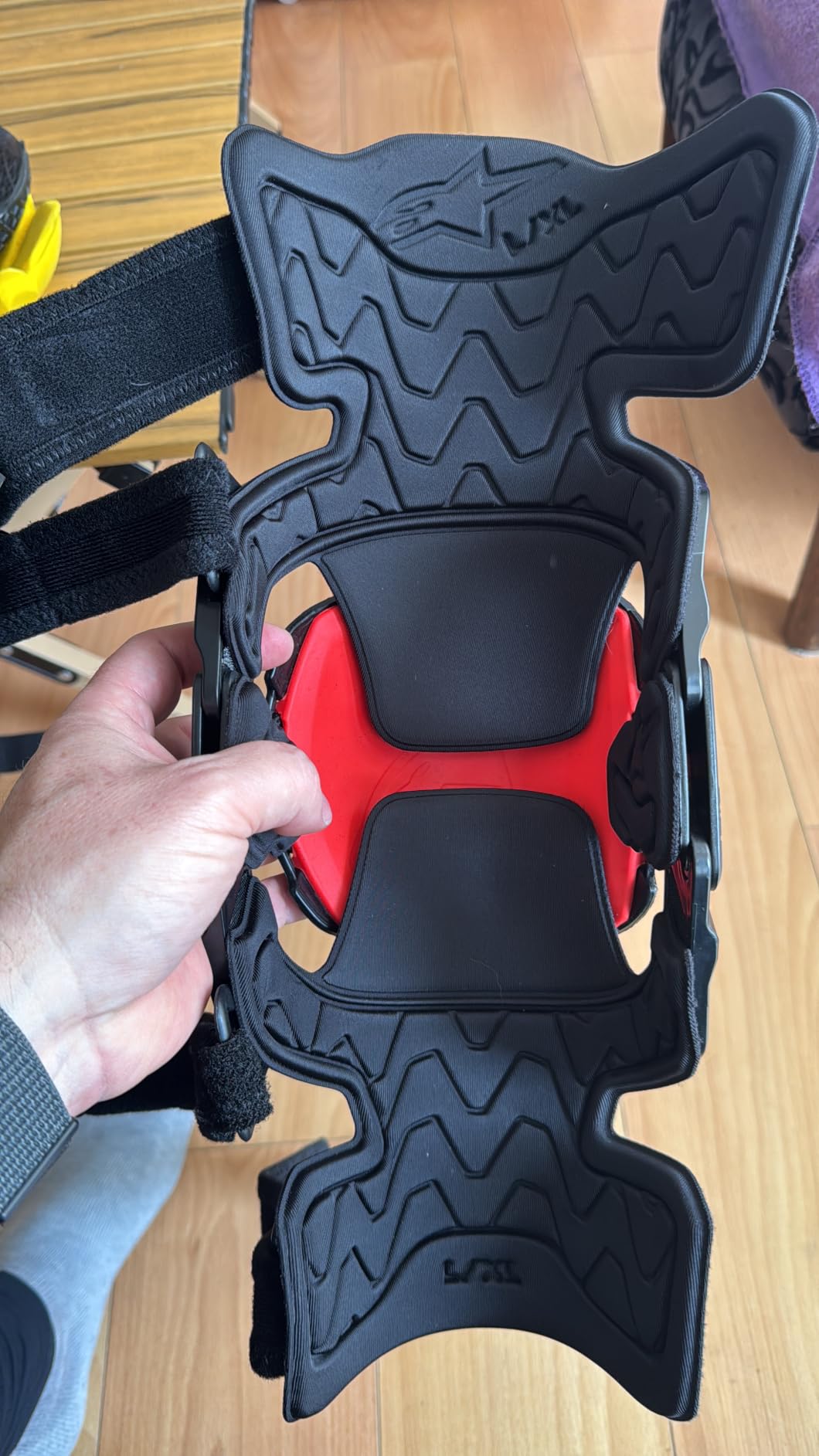 Alpinestars RK-1 Plasma Knee Brace (Black/Red, Large/X-Large) customer photo 2