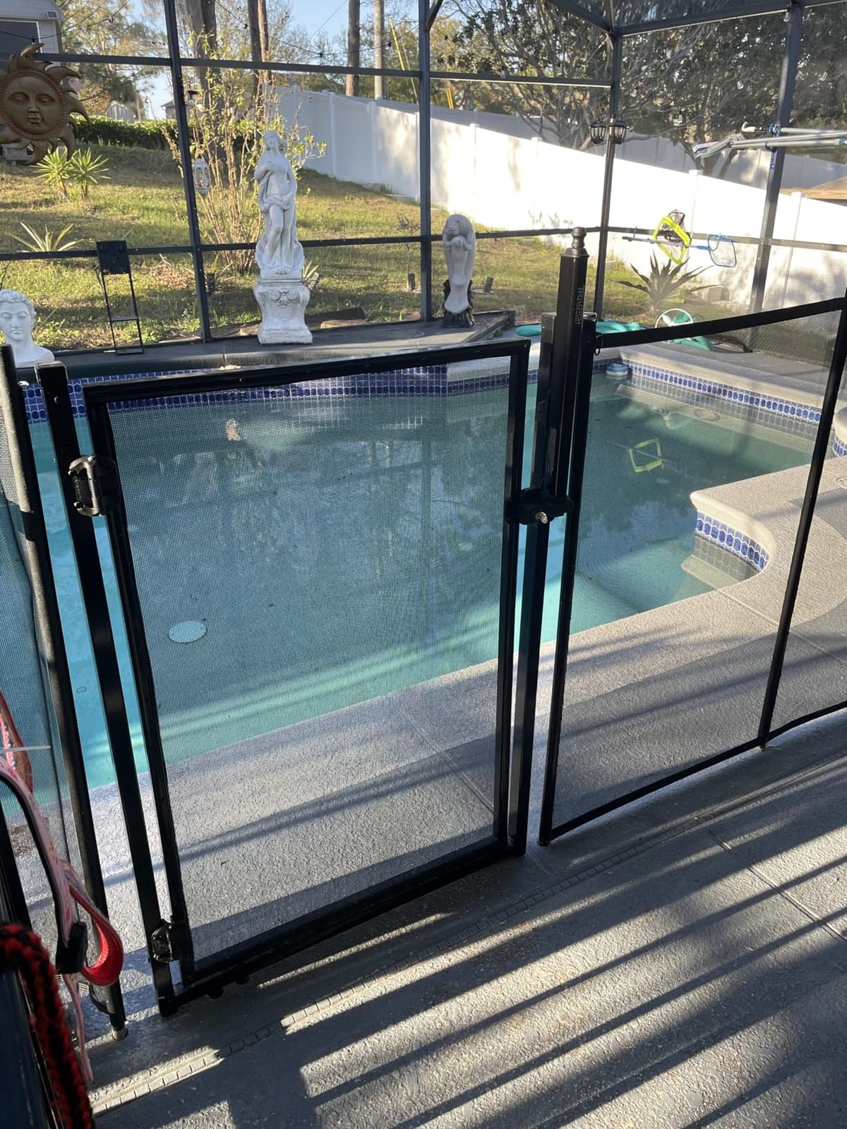 U-Safe 4-Ft Self-Closing Pool Fence Gate Kit, Black | Fully Welded Self-Closing, Self-Latching Gate with Preinstalled Hardware for Faster DIY Installation customer photo 2