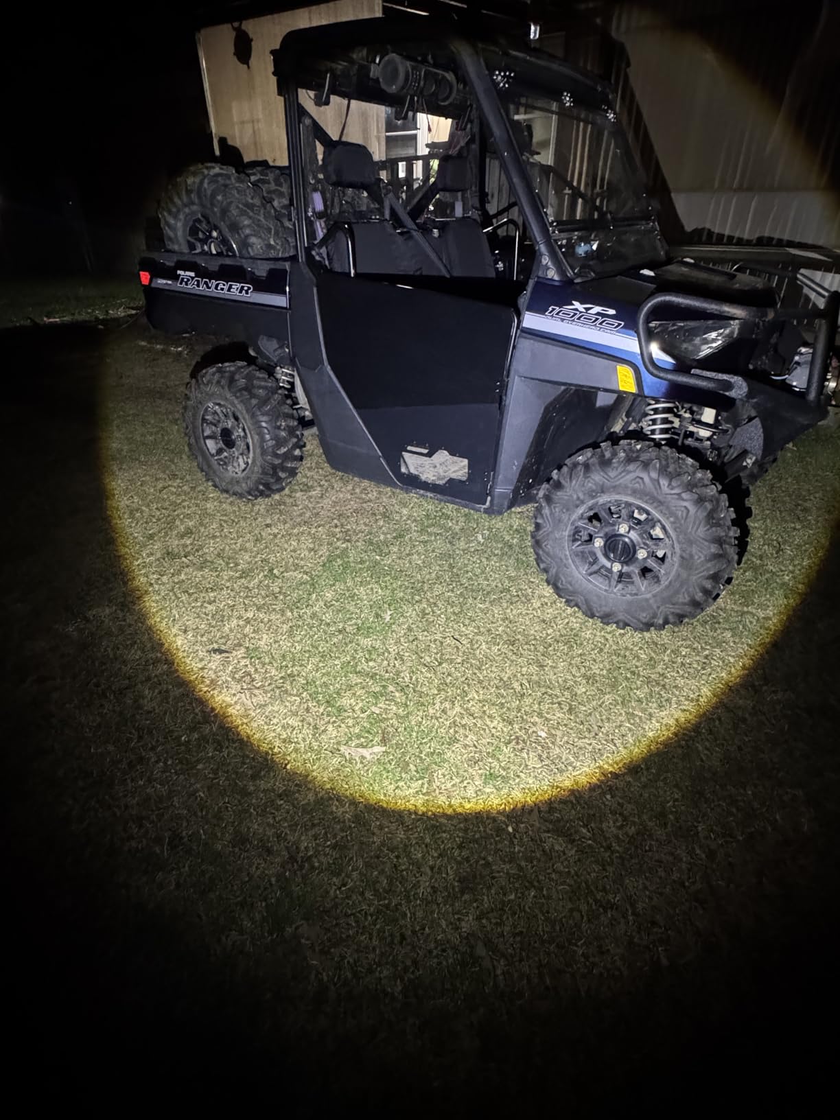 StarknightMT Aluminum Lower Doors Compatible with Polaris Ranger XP 1000 | Fits 2-Door 2018-2026 Ranger XP 1000, Ranger 1000 2020-2026; Lock-Latch; with PC Window; Metal Half Door Panels; Durable customer photo 2