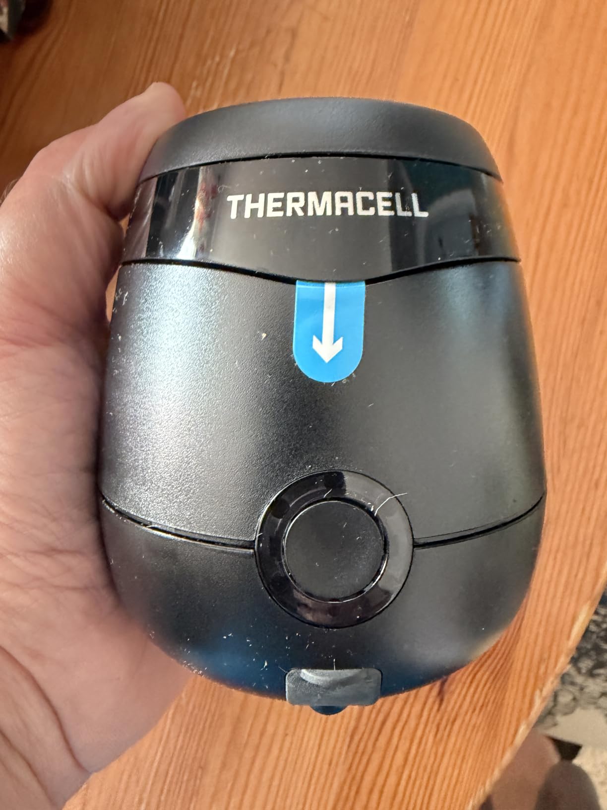 Thermacell E-ZoneGuard Patio Max Rechargeable Mosquito Repeller with 20-Foot Zone of Scientifically Proven Outdoor Protection; 12-Hr Battery; 36-Hr Refill; Bug Spray Alternative customer photo 1