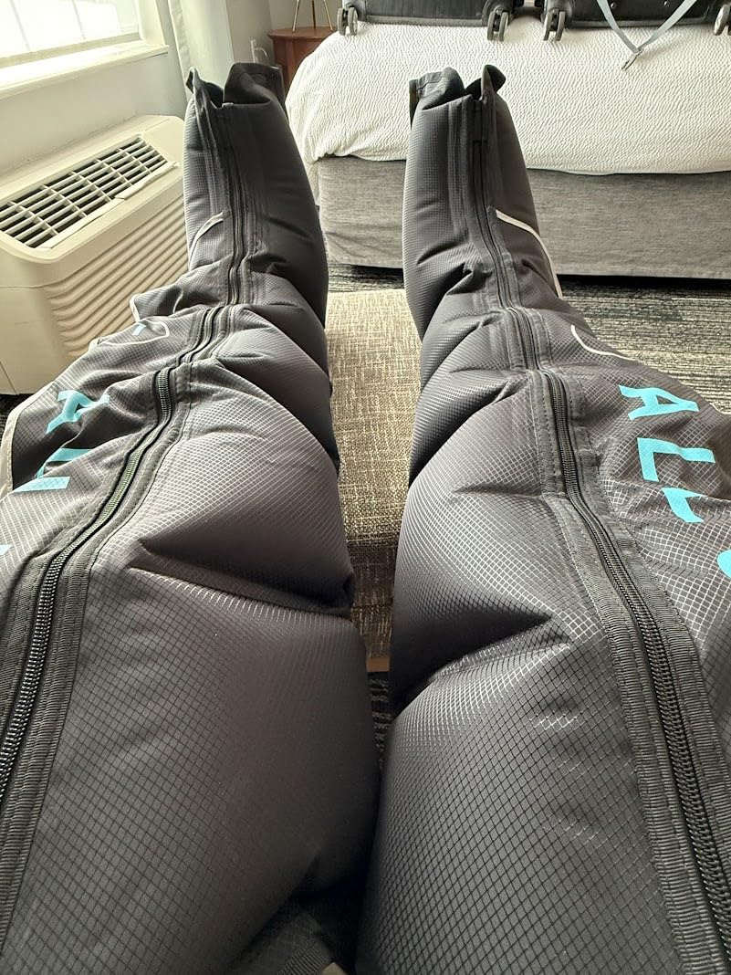 ALLJOY Pro-Grade Leg Massager Recovery Boots, Leg Compression Massager for Circulation and Pain Relief, Sequential Compression Boots for Fast Recovery, Gifts for Men Women customer photo 1