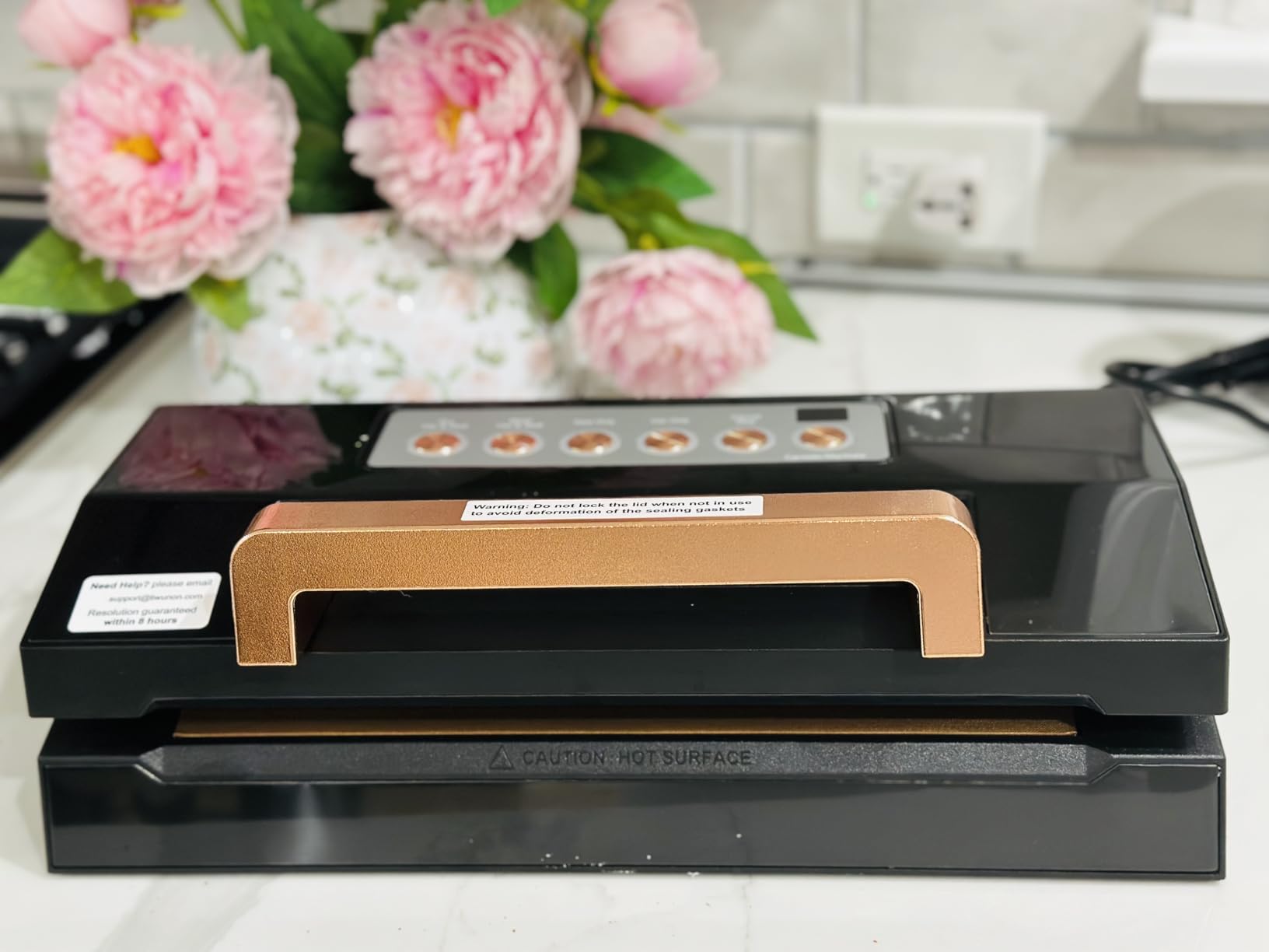 Precision Fast-Vacuum Sealer, LIWUNON Full Automatic Vacuum Sealer for Food, Double Heat Seal, MoistSeal Technology, Built-in Cutter & Bag Storage, Powerful Food Vacuum Saver Machine, 2 Bag Rolls & hose customer photo 2