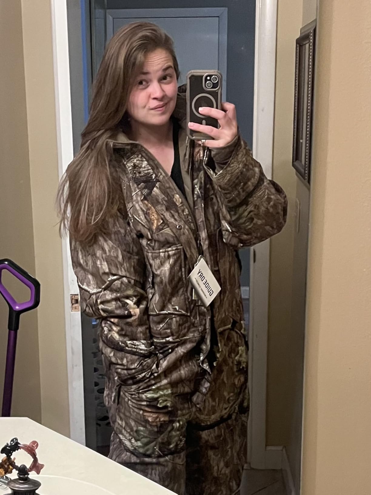 Guide Gear Men's Dry Waterproof Hunting Coveralls with Hood, Insulated Camo Hunt Overalls customer photo 1