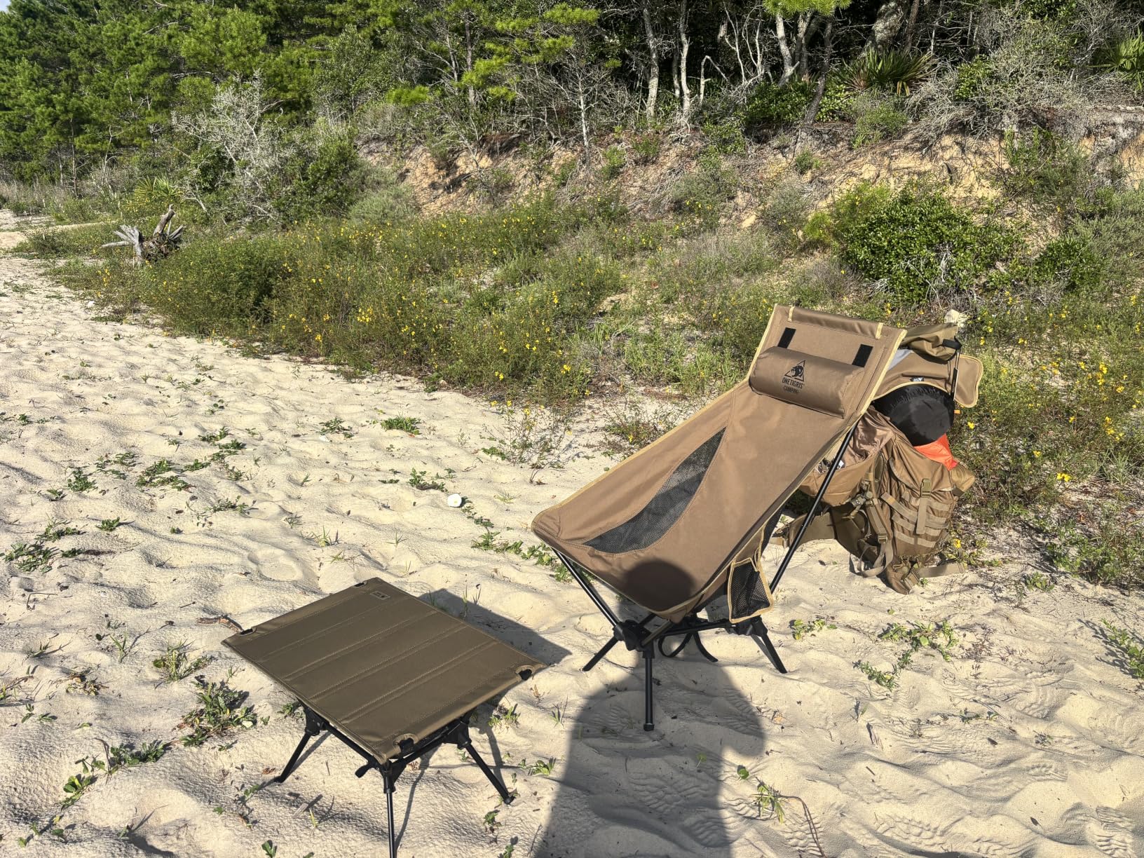 ONETIGRIS Tigerblade High Back Camping Chair with Pillow Design, Comfortable Widened Seat Folding Chair customer photo 1