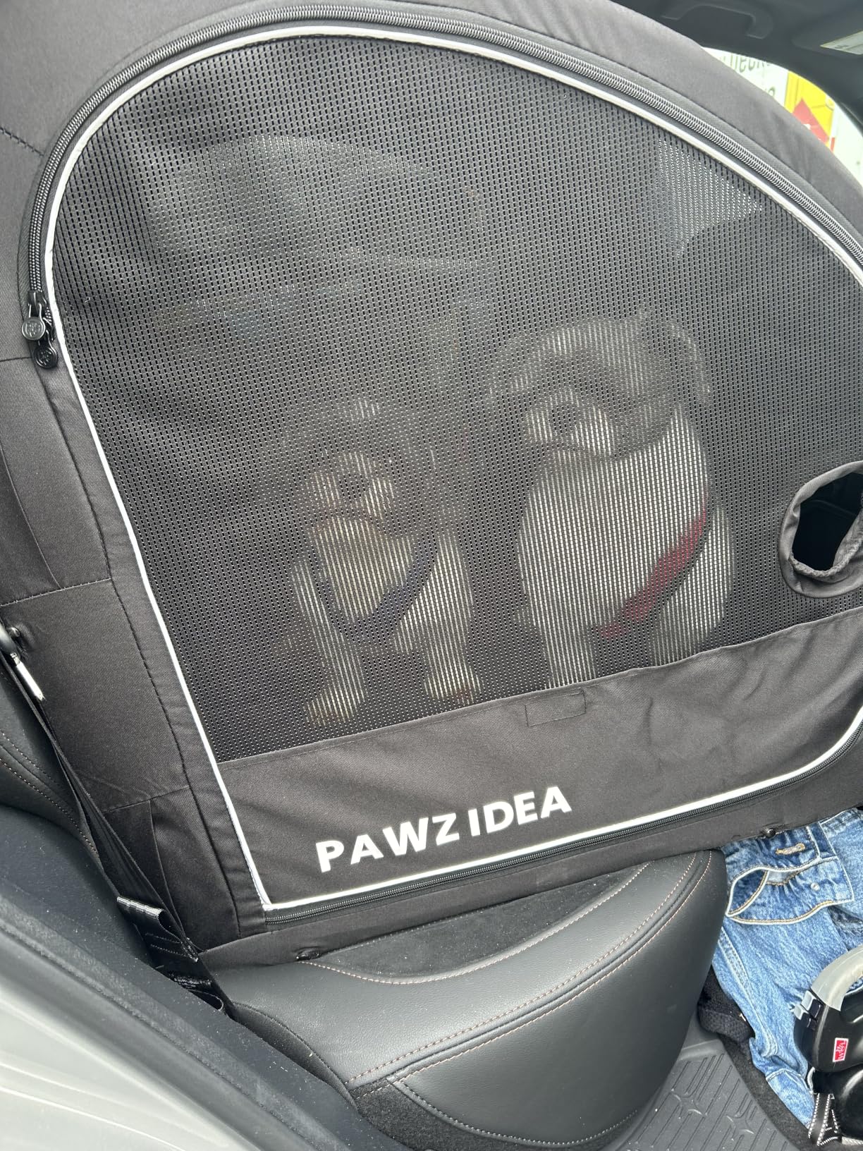 PAWZIDEA 3-in-1 Dog Stroller for Large Dogs with Detachable Carrier, 45% Extra Tall Dog Car Crate up to 100lb Sit Upright, Foldable Pet Stroller for 2 Medium Dogs All-Terrain Jogger, Adjustable Handle customer photo 1