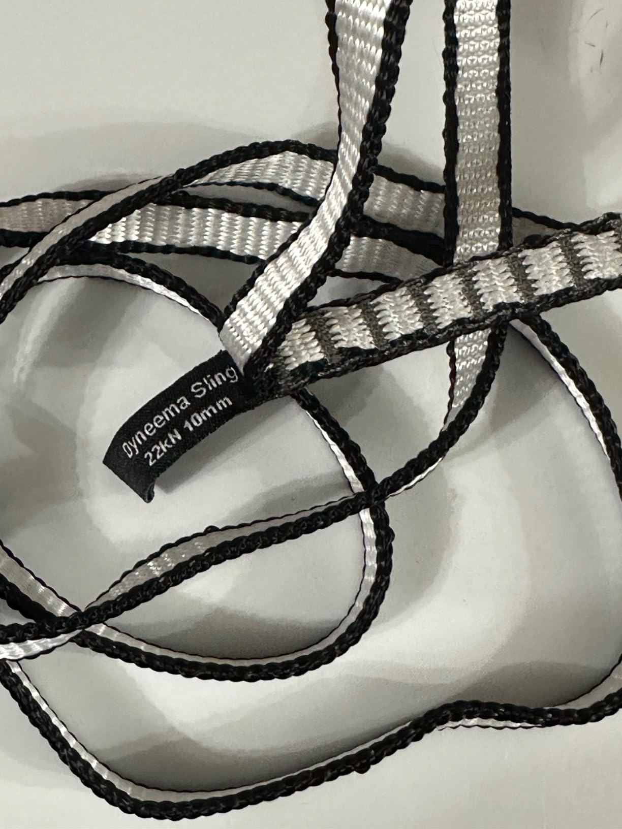 Climbing Sling 10mm Dyneema Sling Runners 22KN 4840LB Climbing Utility Cord Rock Climbing, Creating Anchors System, Rappelling Gear, Perfect for Tree Work customer photo 1