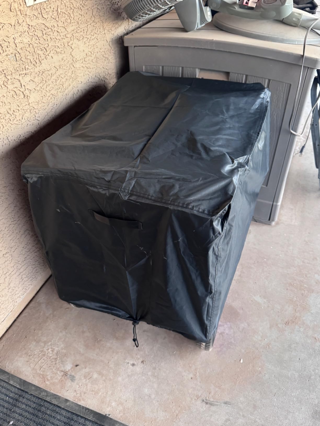 Generator Cover for 5000-10000W, 32 x 24 x 24 Inch, Black | Waterproof, Heavy Duty 600D Oxford, Triple-stitched seams, Seam-taped seams, All Weather Protection customer photo 2