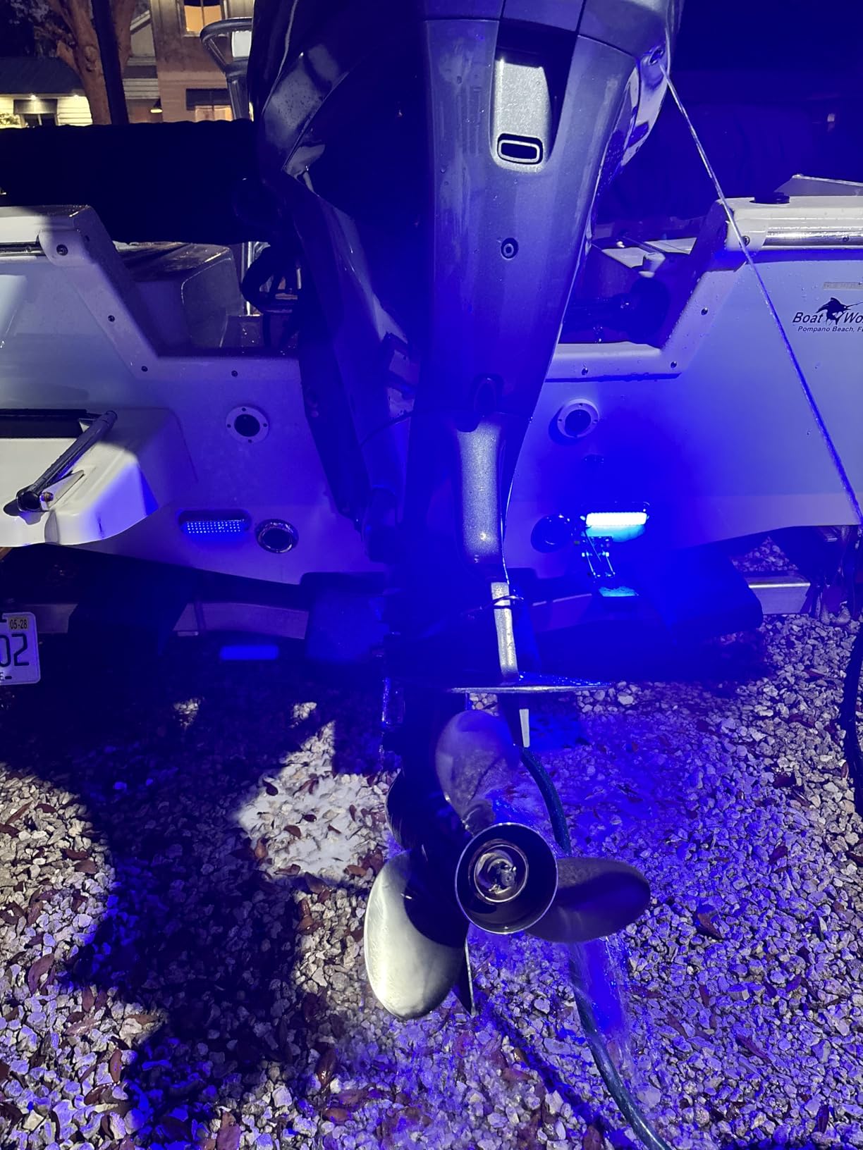 BASIKER BS4 Marine LED Underwater Boat Lights, 2 x 3000LM, 316 Stainless Steel customer photo 1