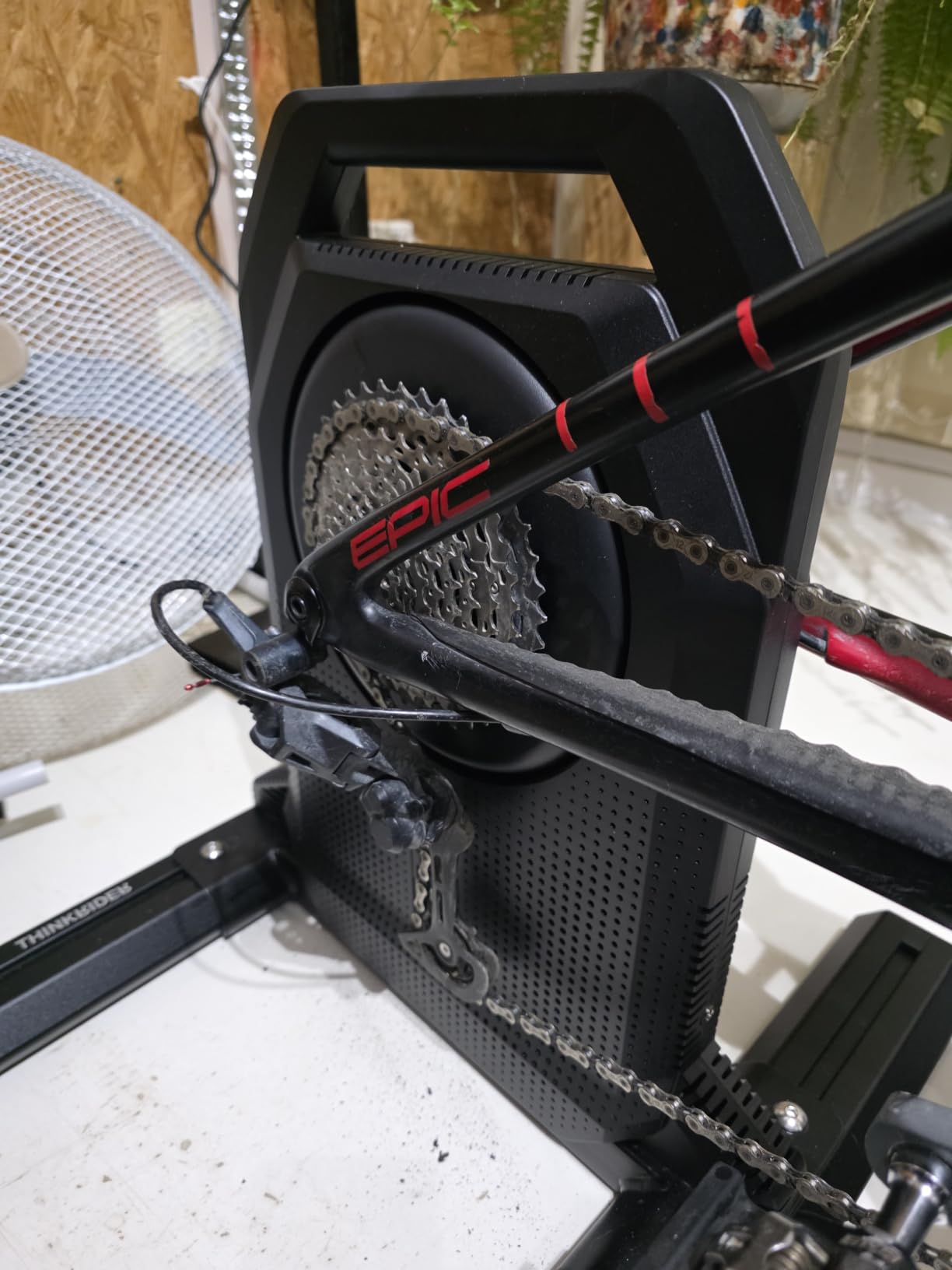 ThinkRider XXPRO Smart Bike Trainer, 2500W, 25% Gradient, ANT+ & BLE Direct Drive customer photo 1