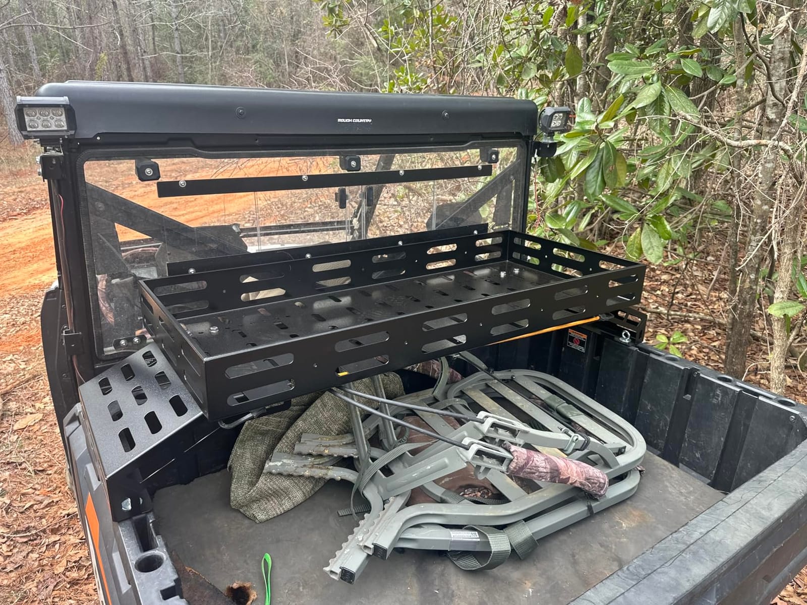 TOPOWN Heavy Duty UTV Overbed Cargo Rack with Adjustable Mounting Brackets | Accommodate Bed Rail Widths from 39.7