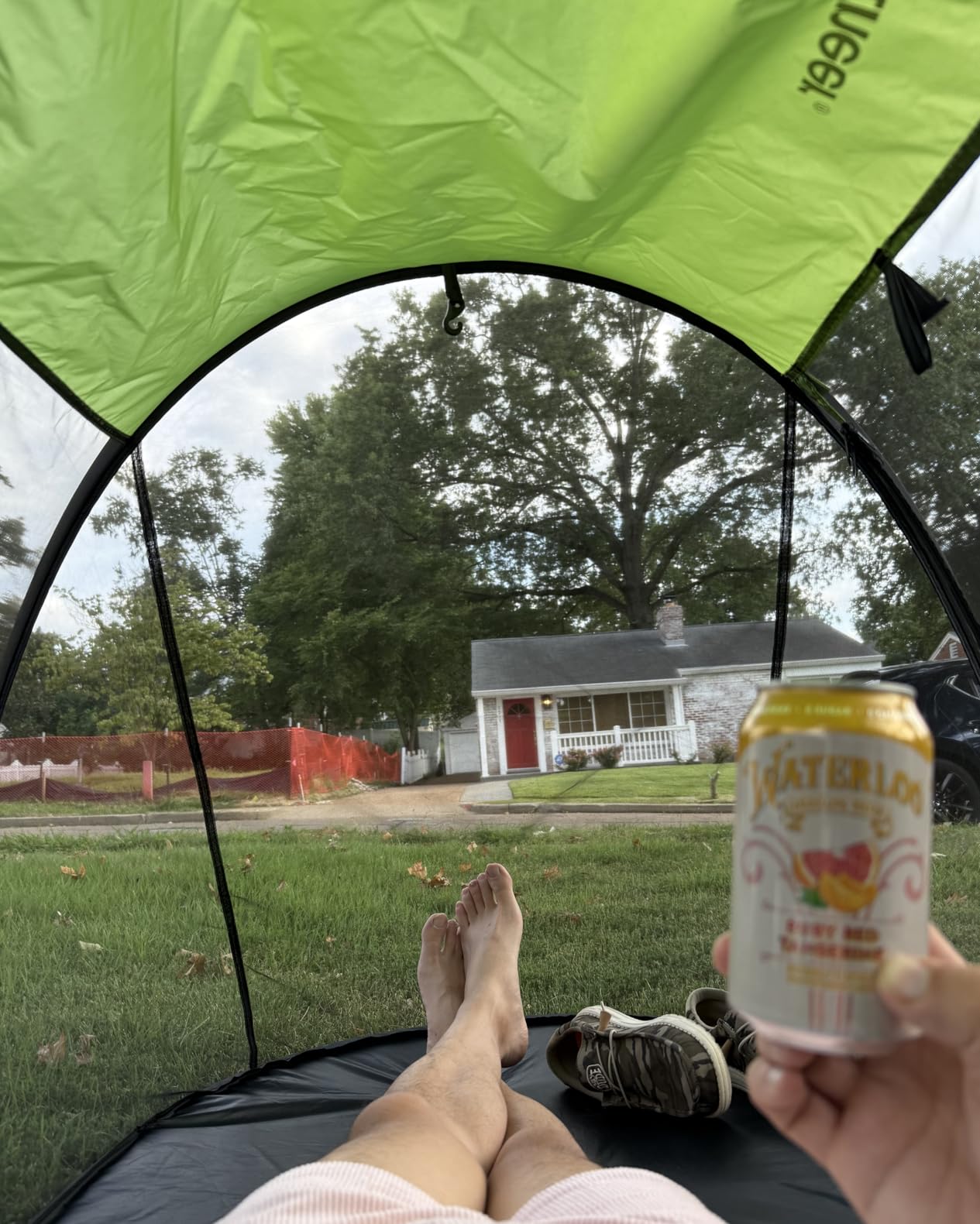 Sportneer Pop-Up Mosquito Net Tent, Instant Setup Camping Shelter for Cot or Ground, Breathable Mesh Bug Screen, Lightweight Portable Bed Canopy for Outdoor Indoor Adults Kids, 86.6''x33.5''x35.4'' customer photo 1