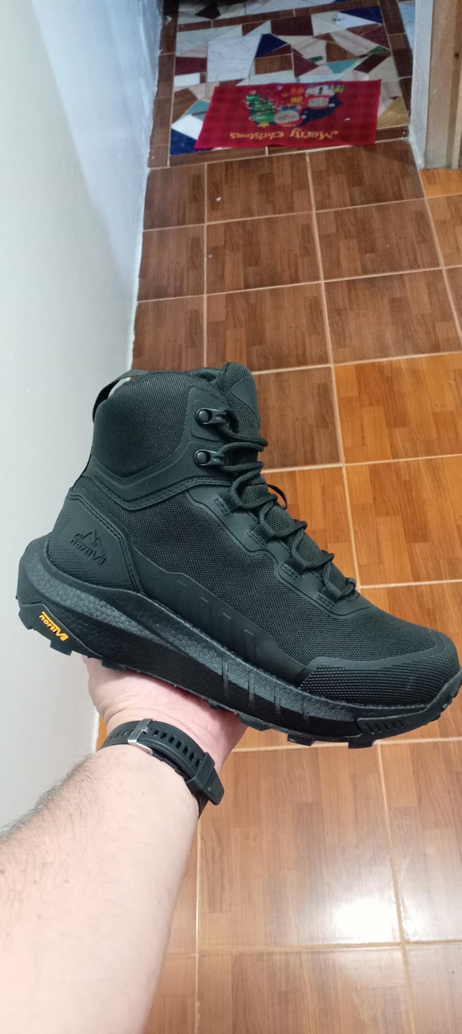 NORTIV 8 Men's Tactical Hiking Boots Lightweight Cushion customer photo 2