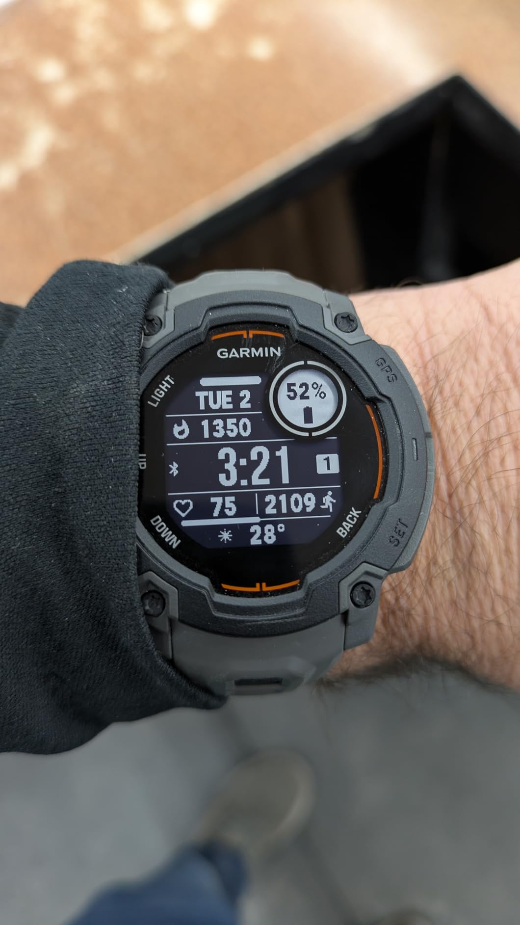 Garmin Instinct E, Rugged GPS Smartwatch, 45mm, Charcoal customer photo 2