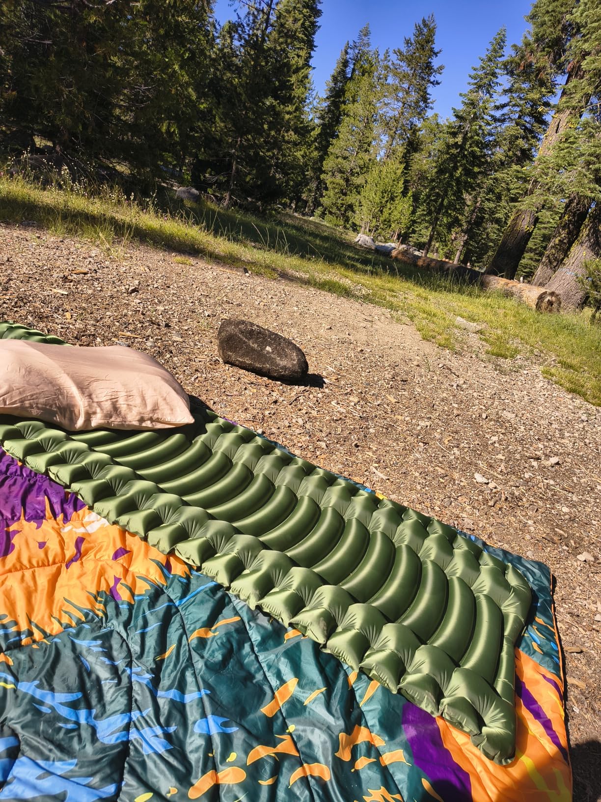 Gear Doctors Ether 17.5oz Ultralight Camping Sleeping Pad - Backpacking Air Mattress - Compact Inflatable Sleeping Mat for Backpacking customer photo 2