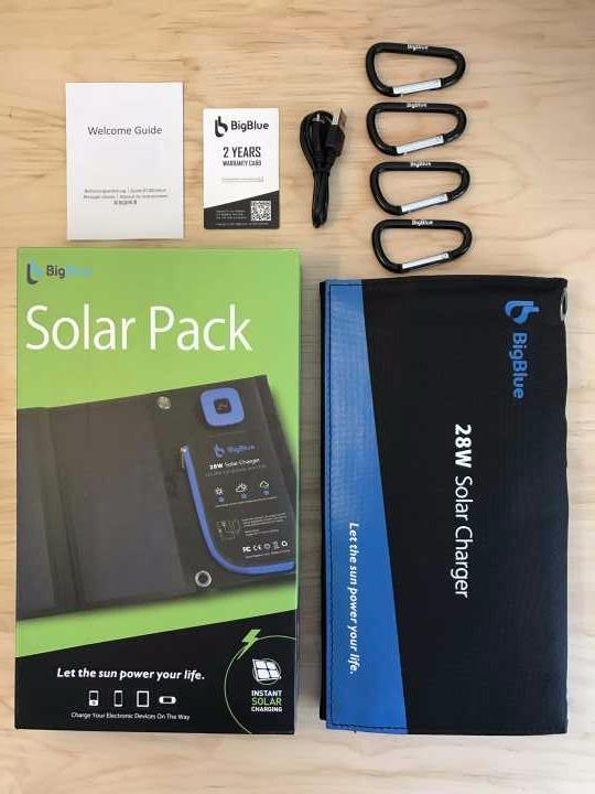 21W Solar Panel Charger BigBlue SolarPowa 20 Portable Solar Charger with USB-A/USB-C Ports, IP68 Waterproof, High-Efficiency Lightweight Foldable Solar Panels for Phones, Tablets, Camping, Backpacking customer photo 1
