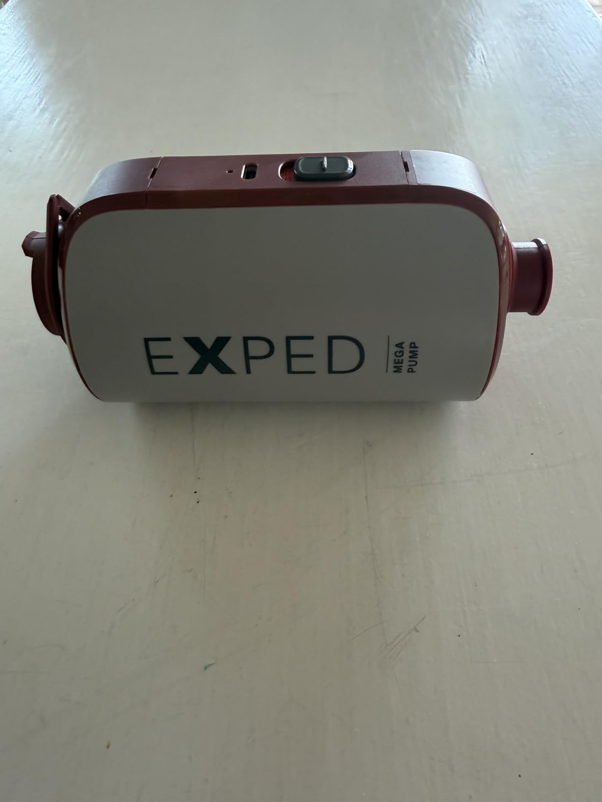Exped Mega Pump | High Power Portable Electric Air for Inflating and Deflating Camping Pad, Rechargeable Battery USB-C Port customer photo 1