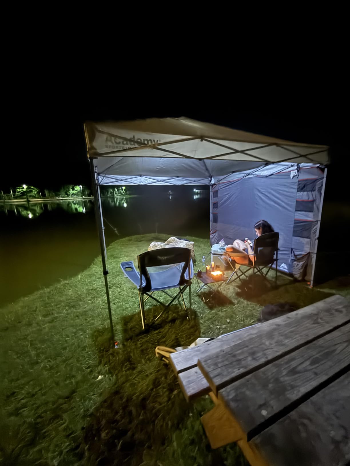 Transparent Portable Rechargeable LED Camping Lights, Waterproof Outdoor Light with 5000Lm, Super Bright Hanging Lanterns for Tents, Canopies & Outdoor Emergencies（Infinitely dimmable） customer photo 2