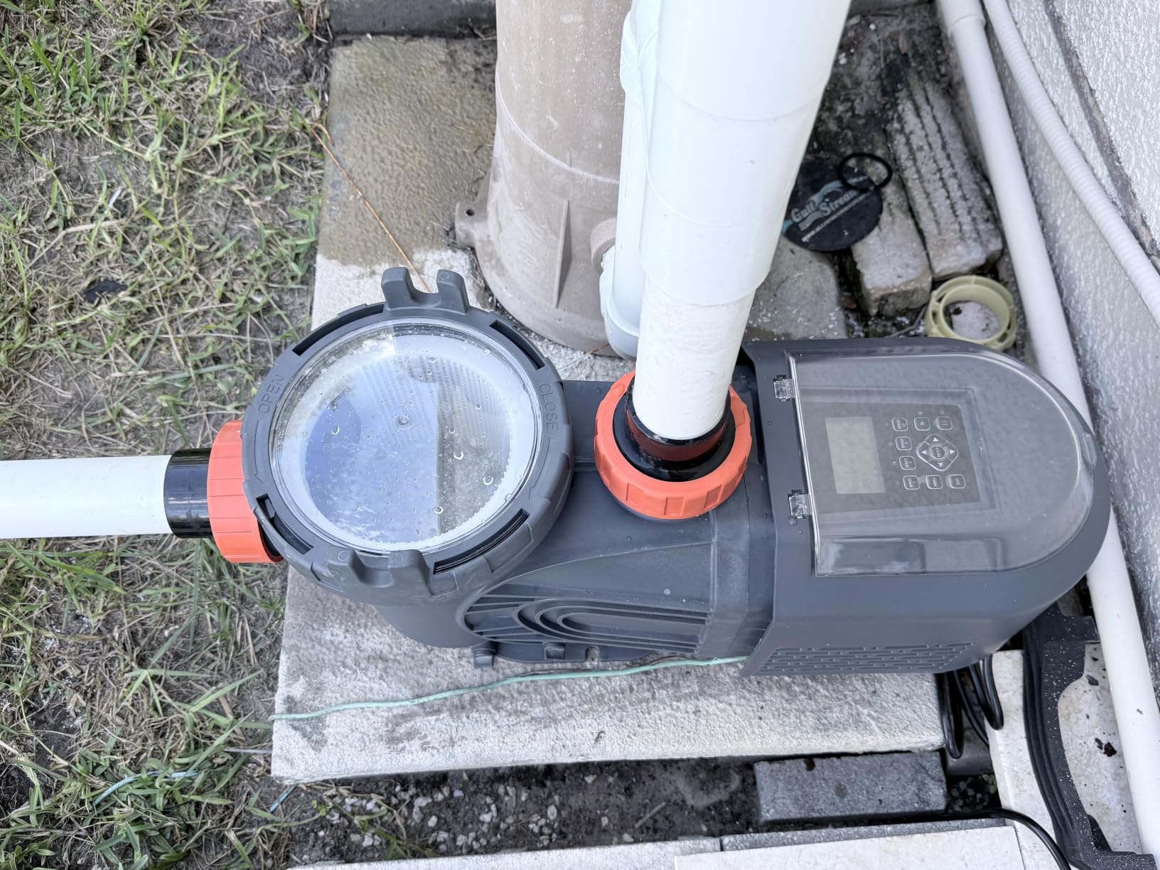 Variable Speed Pool Pump 3.0HP, Energy Efficient In-Ground Pump 220-240V, Ultra Quiet, 11359 GPH, Smart Timer Control, 79 ft Head, Dual Port 1.5