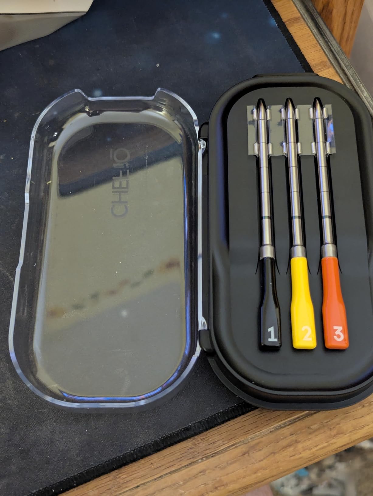 CHEF iQ Sense | Smart Wireless Meat Thermometer | Ultra-Thin Probe | WiFi Unlimited Range | 1000°F Heat Safe | 5 Sensors | Gen3 customer photo 1