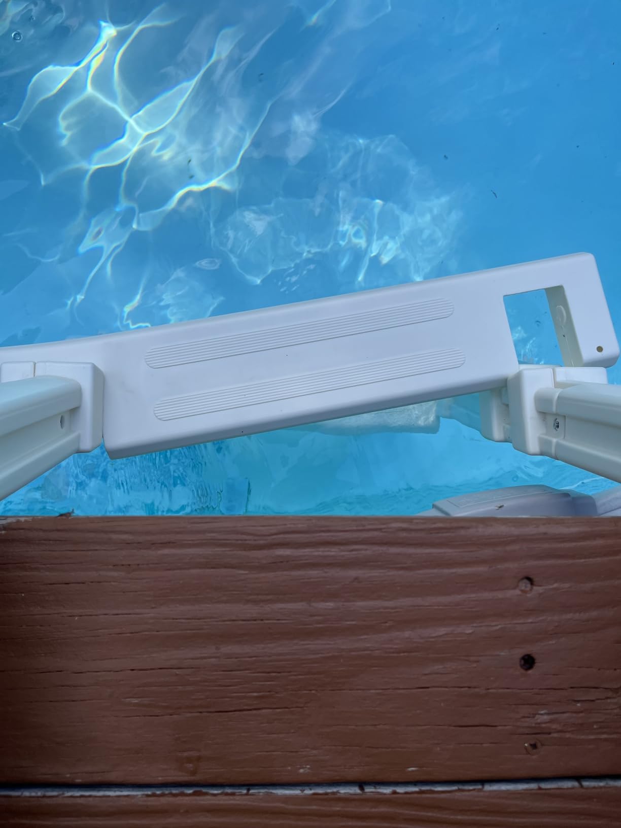 Pool Ladder, 5-Step Pool Stairs with Double Handrails and Non-Slip Steps for 47