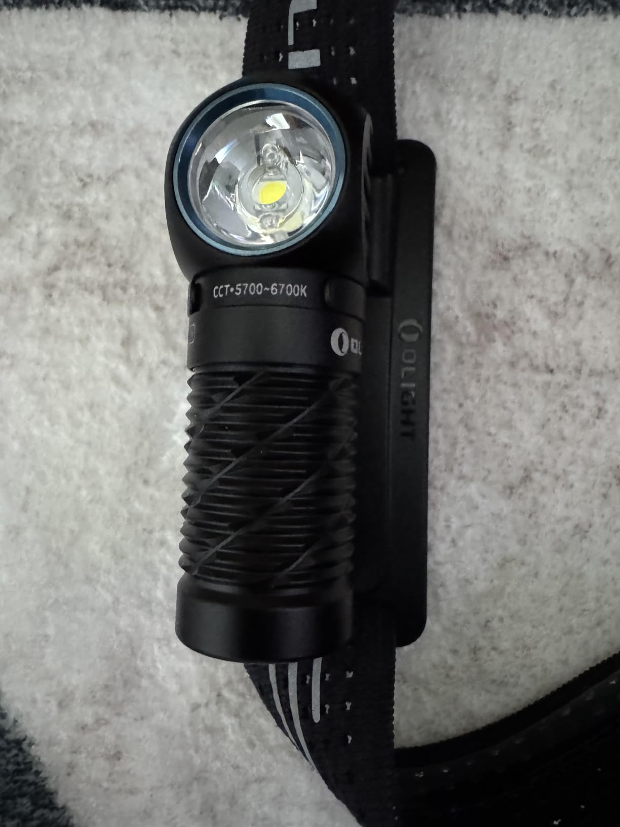 OLIGHT Perun 3 Mini Rechargeable Headlamp, Waterproof, 1250 Lumens, Black | Detachable As Flashlight, Magnetic Tail, Red Light Mode, IPX8, Cool White 5700K-6700K, lightweight for Work, Camping, Hiking customer photo 1