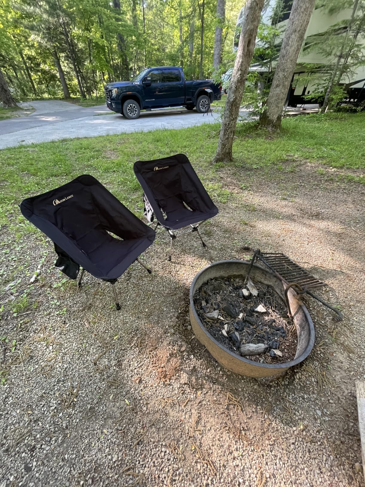 MOON LENCE Portable Camping Chair Plus, Larger & Roomier, Compact and Lightweight, Folding Chair for Backpacking Hiking Beach, Ultralight Camp Chair 330Lbs Capacity customer photo 2