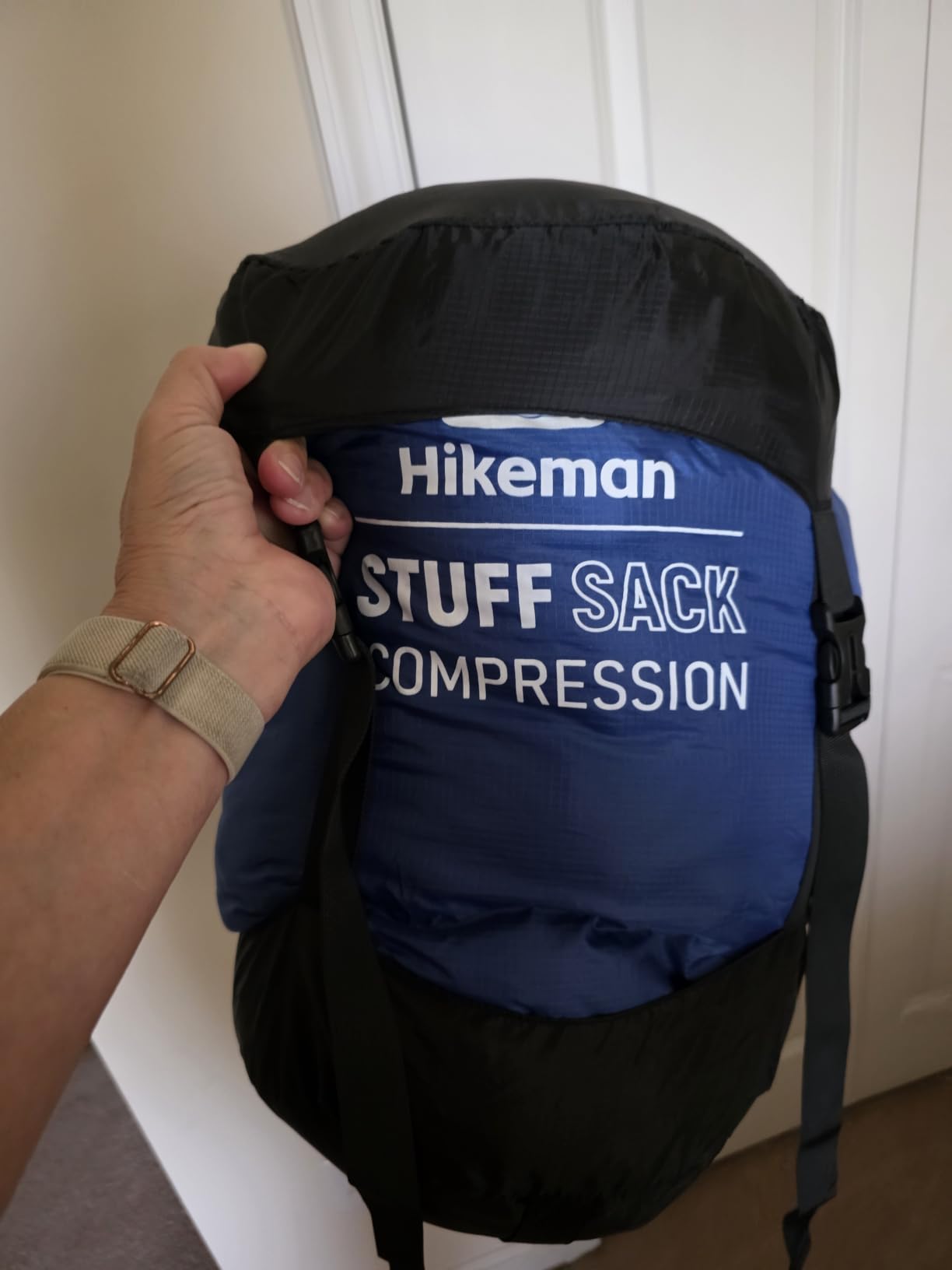 HIKEMAN Compression Sack, 50% More Storage! 12L/19L/32L/46L/53L Compression Stuff Sack, Water-Resistant & Ultralight Sleeping Bag Stuff Sack - Space Saving Gear for Camping, Hiking customer photo 1