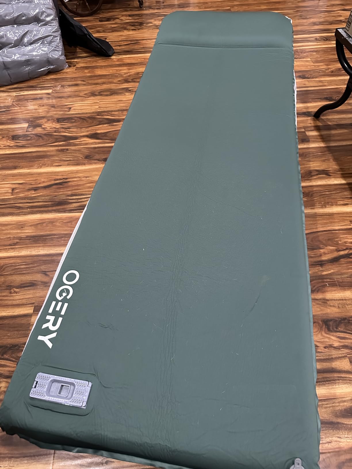 OGERY Self Inflating Sleeping Pad with Electric Pump, Memory Foam, 3.15 in Thick, Built-in Pillow, 4 Season, Tent Camping, Car Camping, RV, Quiet Sleep customer photo 1