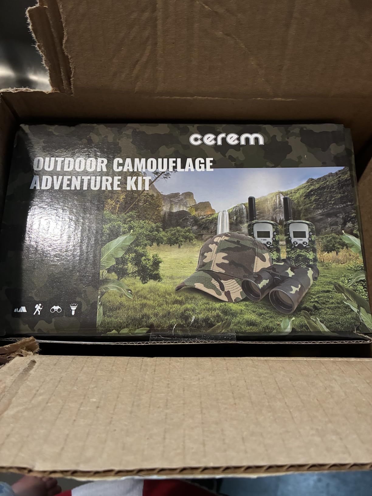 Kids Explorer Kit - 10-in-1 Nature Explore Set with Walkie Talkies, Binoculars, Compass, LED Flashlight - Outdoor Adventure Kit for Boys and Girls - Complete Camping Gear Bundle customer photo 1