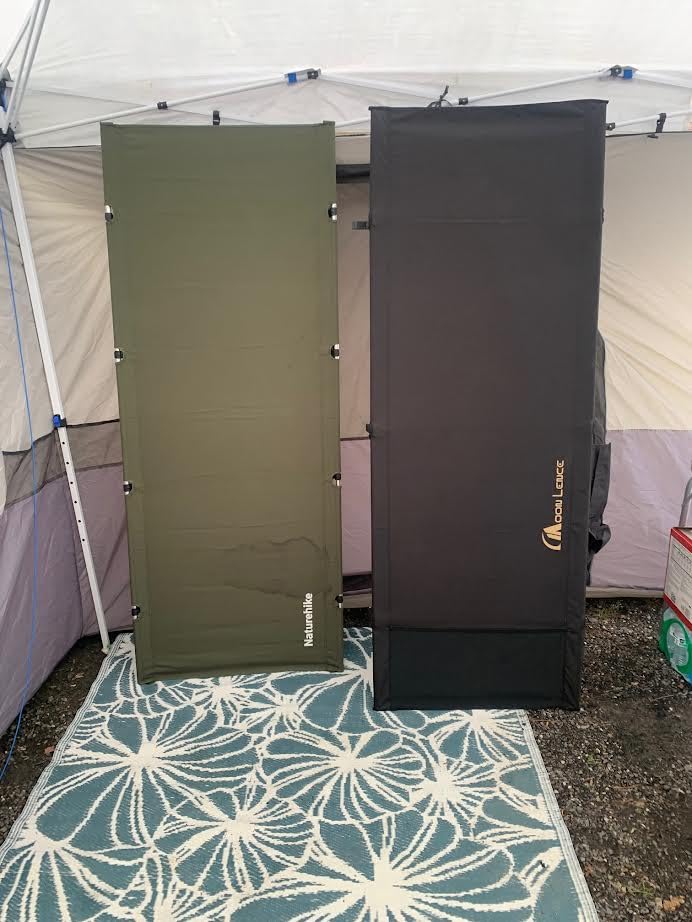 MOON LENCE Camping Cot, Height Adjustable with Cot Leg Extenders, Strong Support 330lbs, Ultra Lightweight Comfortable Folding Bed for Adult Camping, Hiking, Travel, Truck, Beach, Office Nap customer photo 1