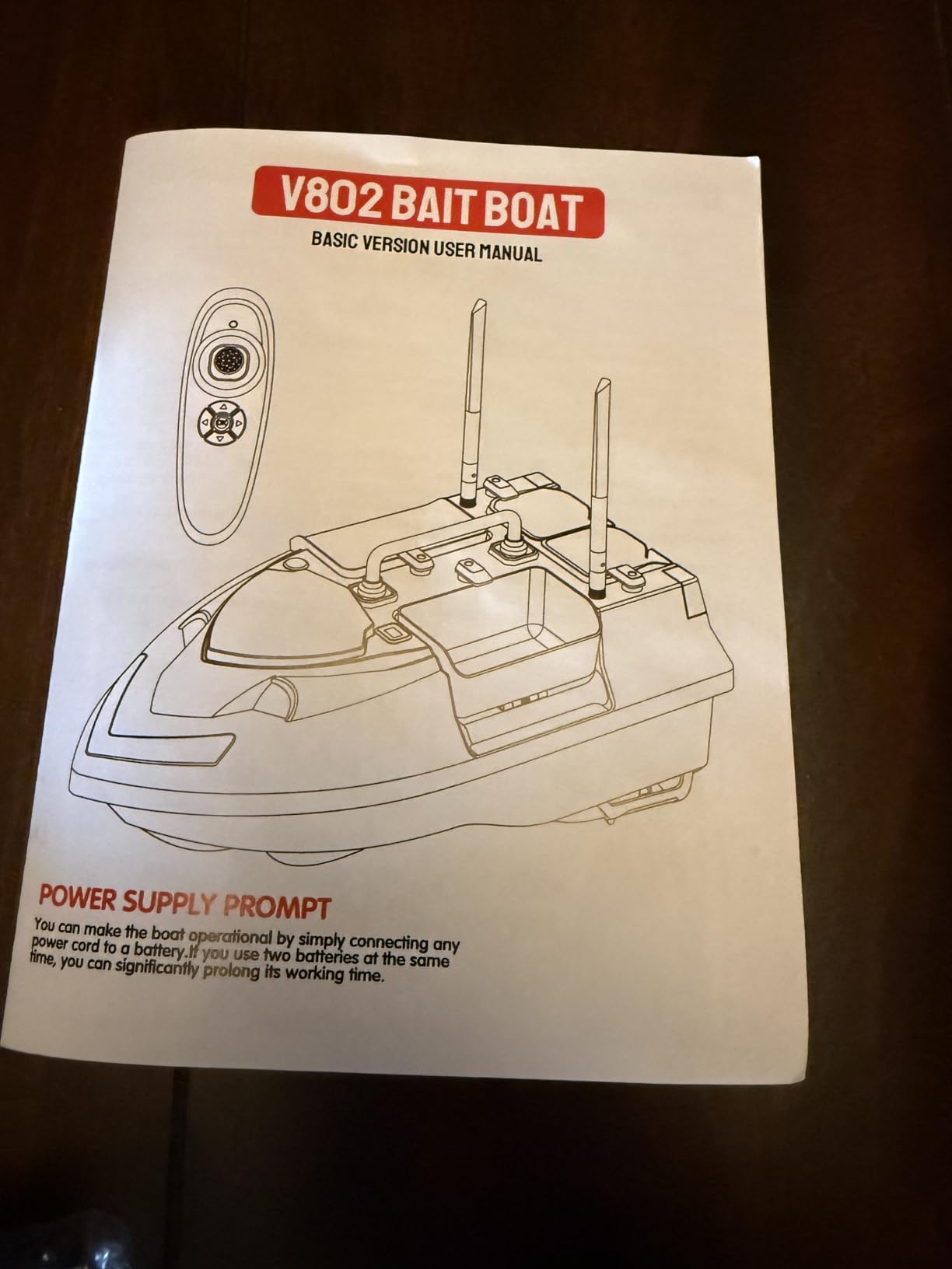 RC Bait Boat for Fishing, 4 Bait Hoppers, Dual 5200mAh Batteries | Line Drop Cruise Control LED Lights Hook Release Carry Bag Included customer photo 2