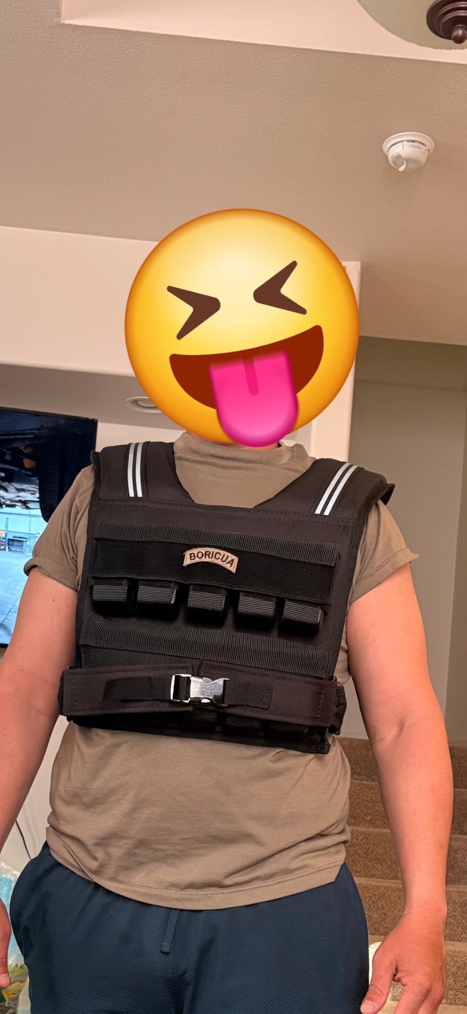 ZELUS Weighted Vest Men, 23lbs/36lbs/45lbs Adjustable Weight Vest with 10/16/20 removable Iron Weights and Reflective Strips, No-Bounce Design for Strength Training, Running, HIIT & Calisthenics customer photo 1