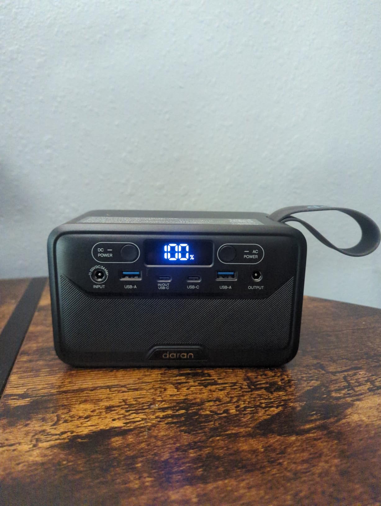Portable Power Station 89.6Wh Solar Power Bank with Outlet 100W(200W Surge) | 110V LiFePO4 Battery, USB-C PD Two-Way Fast Charging, Small Generator for Laptop, Camping, Home Backup, Office, TSA Approved customer photo 1