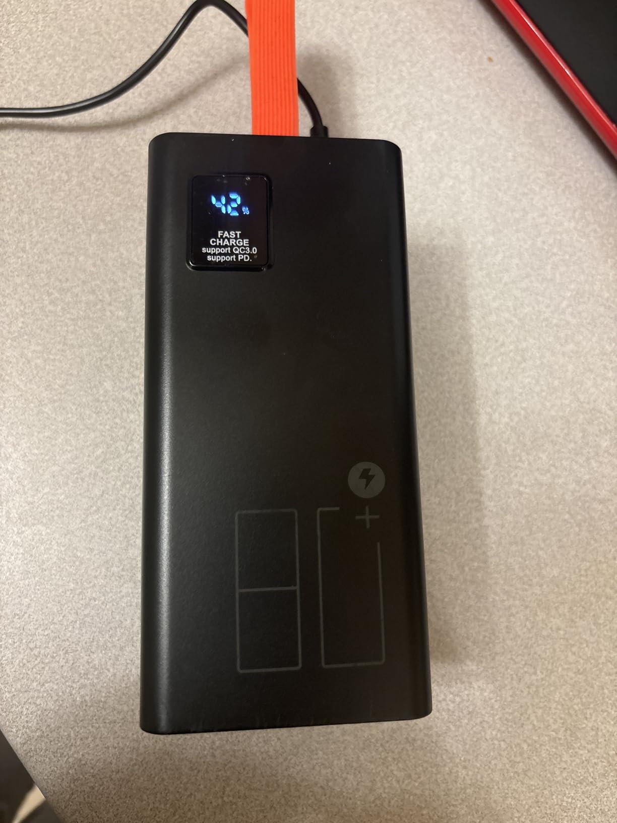 80000mAh Portable Charger Power Bank High Capacity, Fast Charging 30W PD USB C Battery Pack, 5 Output & 2 Input Large Battery Bank with LED Display & Non-Slip Design for Phone Camping Travel Outdoors customer photo 1