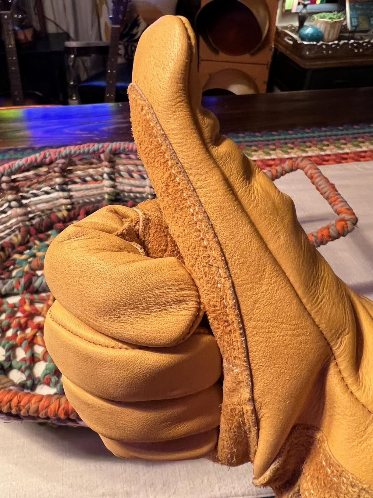 Colorado Glove Company Adventure Gloves for Ziplining, Rappelling, Belay, Canyoneering & Work, Double Palm, Sewn with Kevlar AG900K customer photo 2
