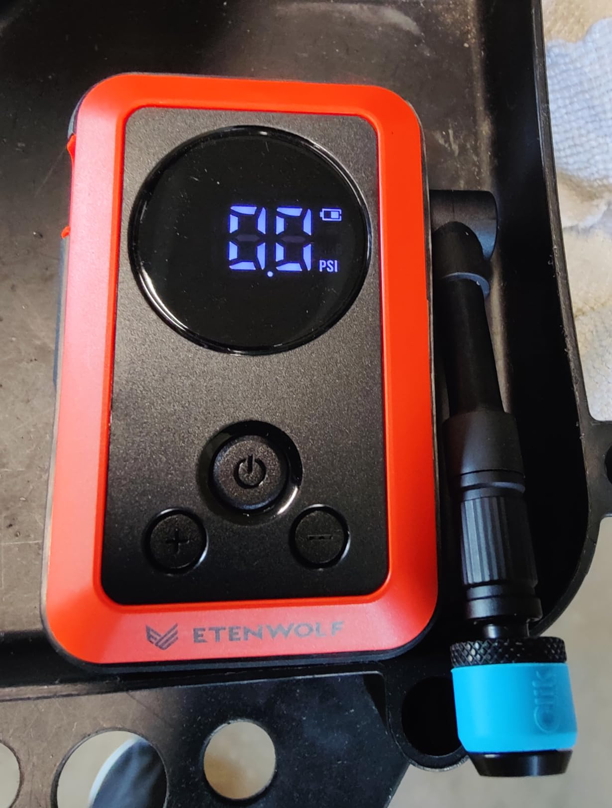ETENWOLF S0 Mini Bike Pump, 20s Fast Inflate Bicycle Pump with Gauge customer photo 1