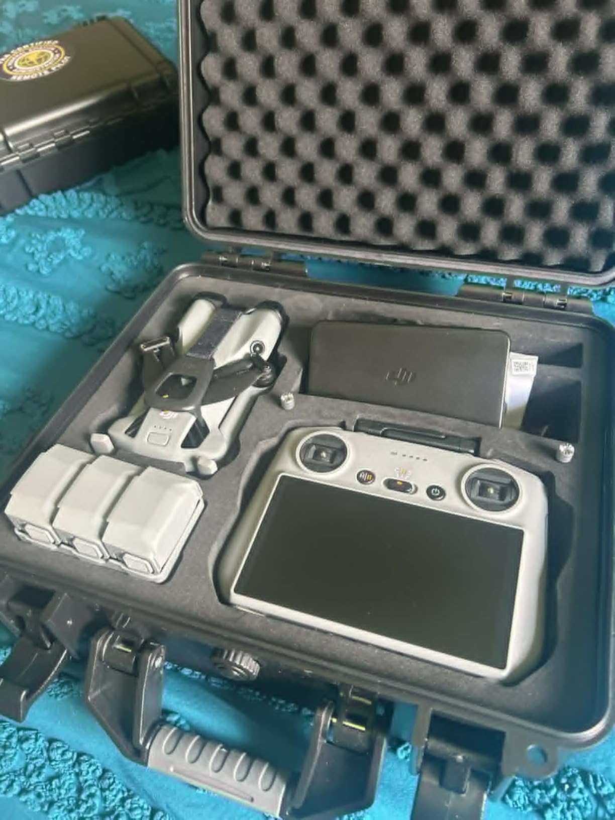 Lekufee Waterproof Hard Carrying Case for DJI Mini 5 Pro Drone, Fly More Combo, DJI RC 2/RC N3, Battery(6 pcs), Charging Hub, and other Accessories(Case Only) customer photo 1