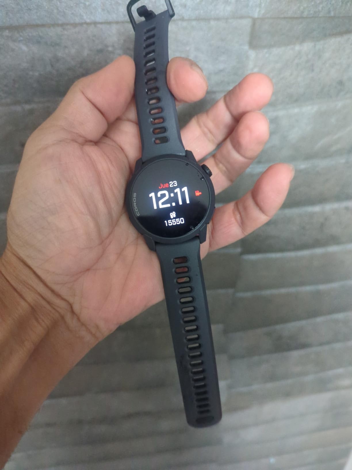 COROS PACE 4 Ultralight Sport GPS Watch for Run - Black Silicone, Standard | 1.2