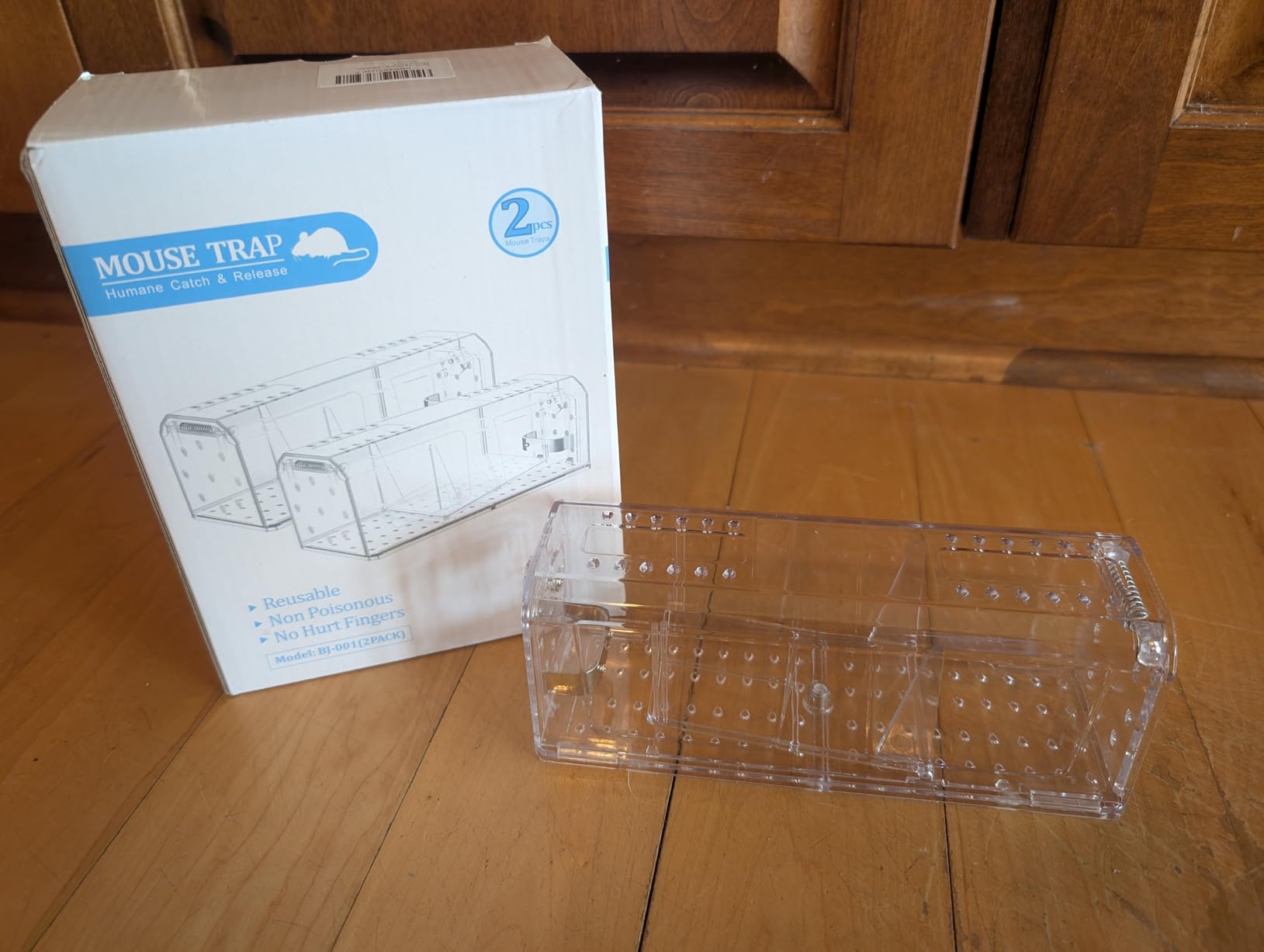 Humanely Catch & Release, 2-Pack Reusable Mouse Traps, Safe for Pets & Kids - Indoor/Outdoor Bucket Lid Design, No-Touch, Easy Use, Rat Trap Use in Kitchen House customer photo 2