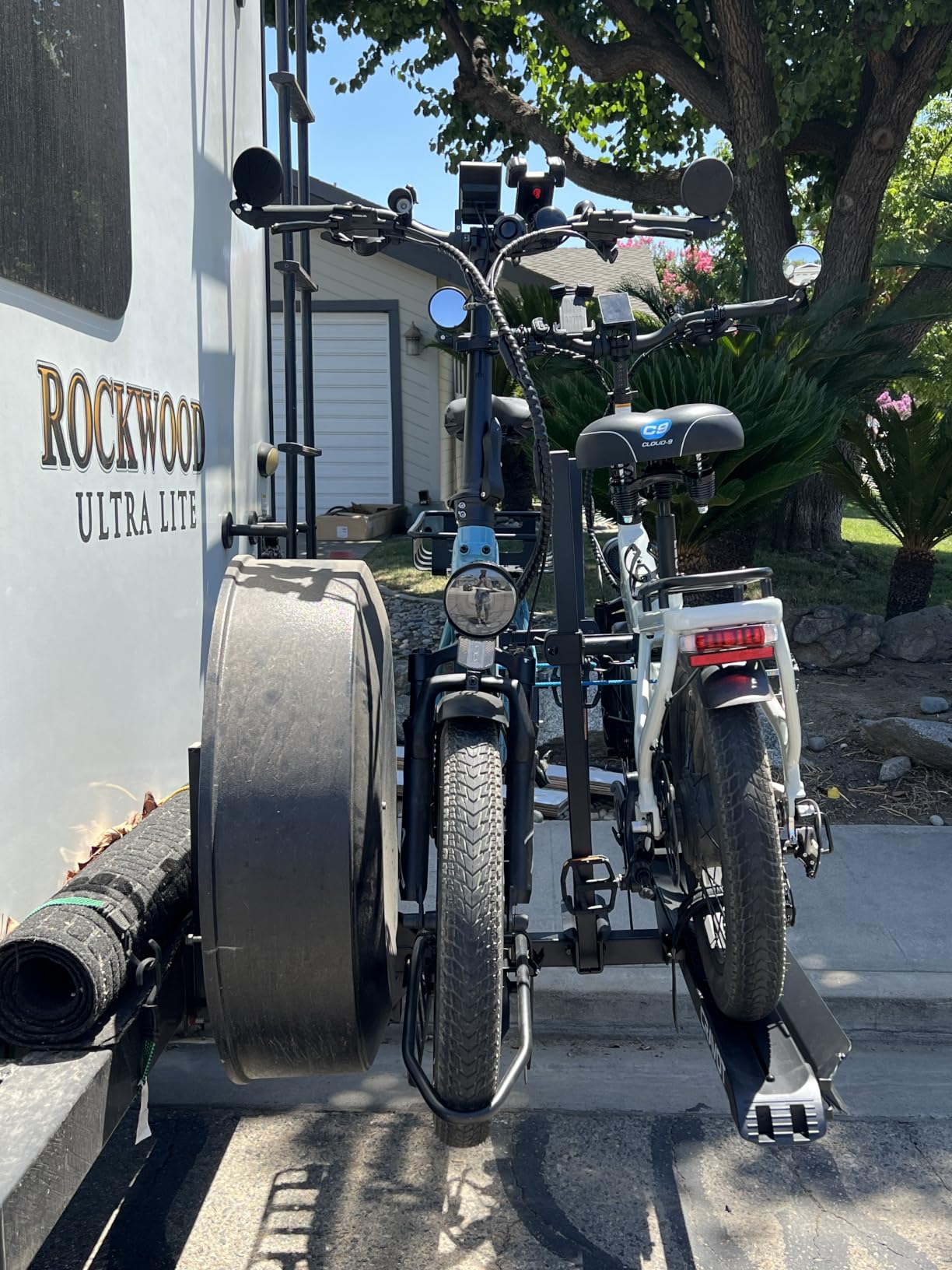 CRAVOT CyberRack EBike Rack for 2 Bike, 200 lbs Capacity | Heavy Duty Electric Bike Carrier, 5-inch Fat Tire Bicycle for 2'' Receiver Cars Trucks SUVs Minivans RV, Trailer customer photo 1
