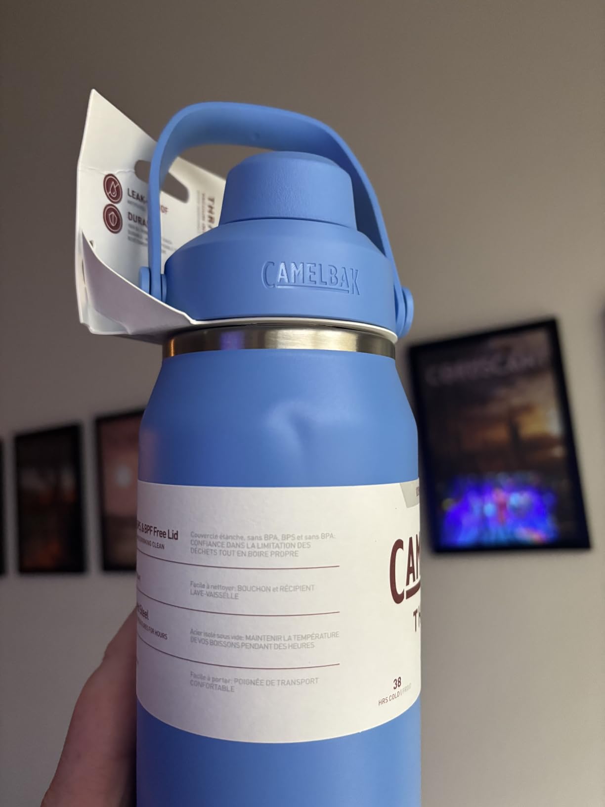 CamelBak Thrive Chug Stainless Steel Water Bottle 20oz, Stainless customer photo 1