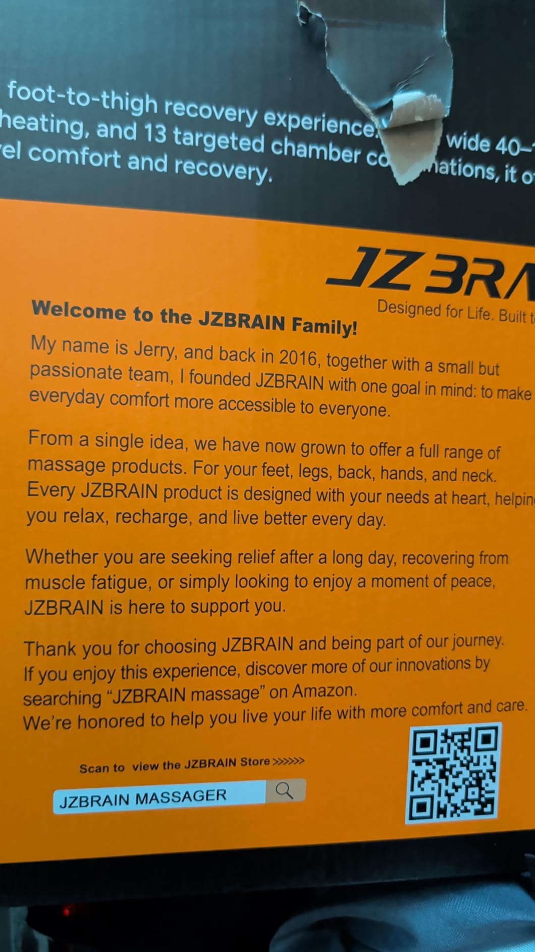 JZBRAIN Professional Sequential Air Compression Boots for Athletes, Medium | Cordless, Fast Recovery & Circulation, 5 Air Chamber, 6 Smart Mode, 13 Custom Zone, 8 intensity, 3500 mAh, 2 Level Foot Heat customer photo 2