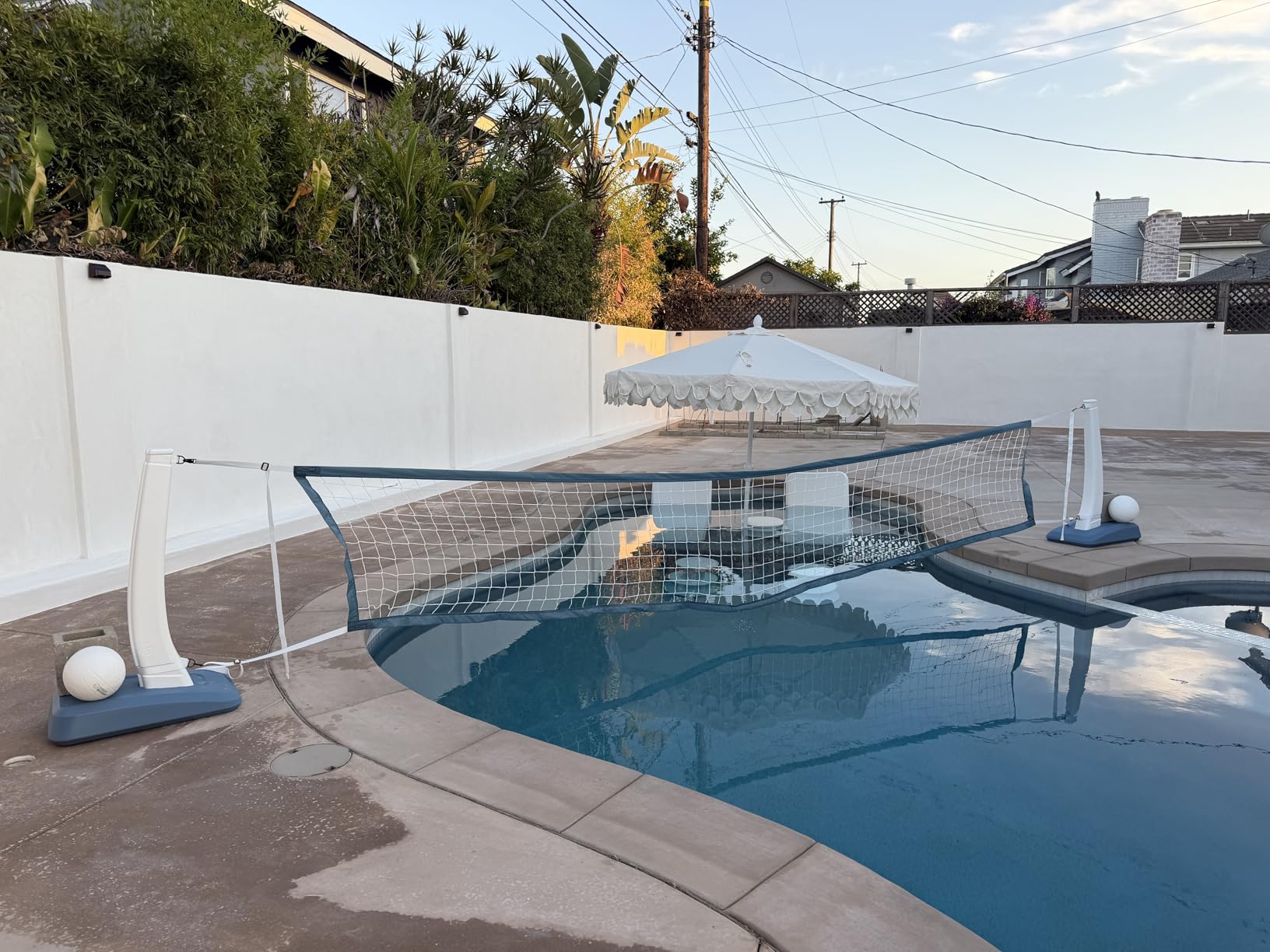 Coast Modern Pool Volleyball Net - Premium Volleyball Pool Game Set for Adults & Family - Accessories Included customer photo 2