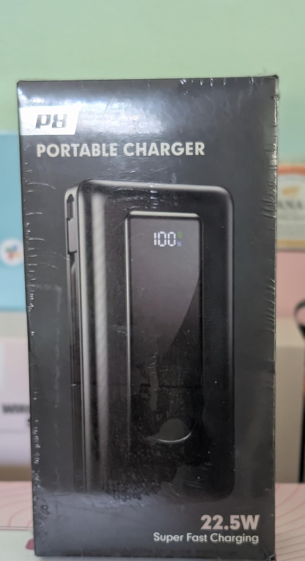 50000mAh Portable Charger Power Bank, Fast Charging with Built in Cables | Ultra-High Capacity, Travel Essential, Charge 4 Devices, Flashlight, for iPhone 17/16/15 Series, Samsung, iPad & Laptops Onyx customer photo 1