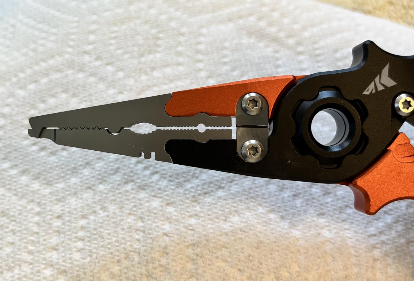 KastKing Ti-Forge Titanium Jaw Fishing Pliers, Freshwater & Saltwater | Titanium-Alloy Jaws, Aluminum Body, Corrosion-Resistant Pliers, Dual-Tip Design, Safety Lock, Secure Sheath & Tether System customer photo 1