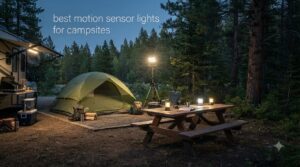 best motion sensor lights for campsites