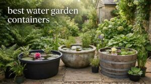 best water garden containers