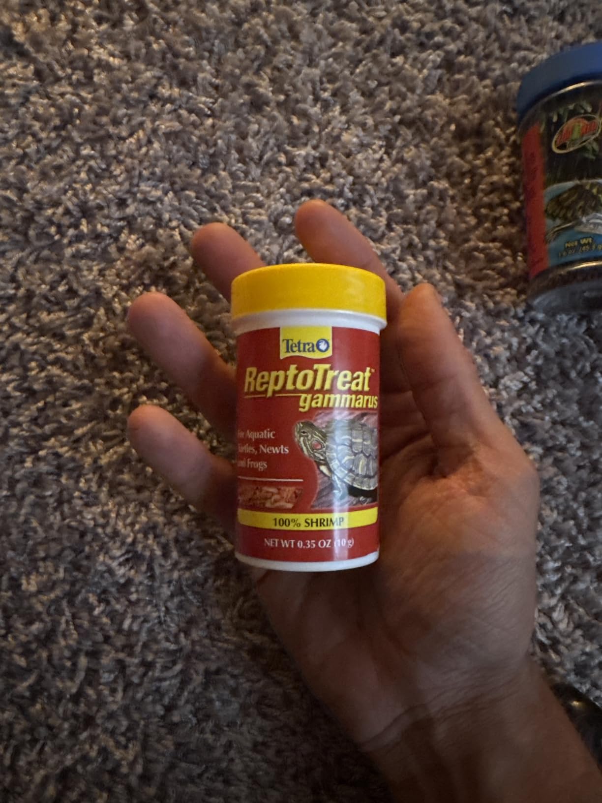 Tetra ReptoTreat Sun-Dried Shrimp For Aquatic Turtle, Newts & Frogs, .35 oz customer photo 1