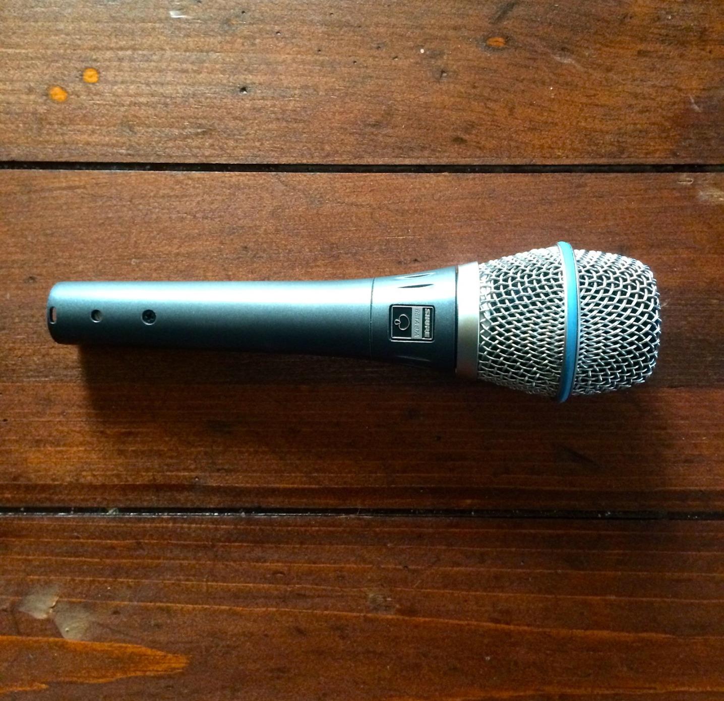 Shure BETA 87A Condenser Vocal Microphone with Pop Filter customer photo 1